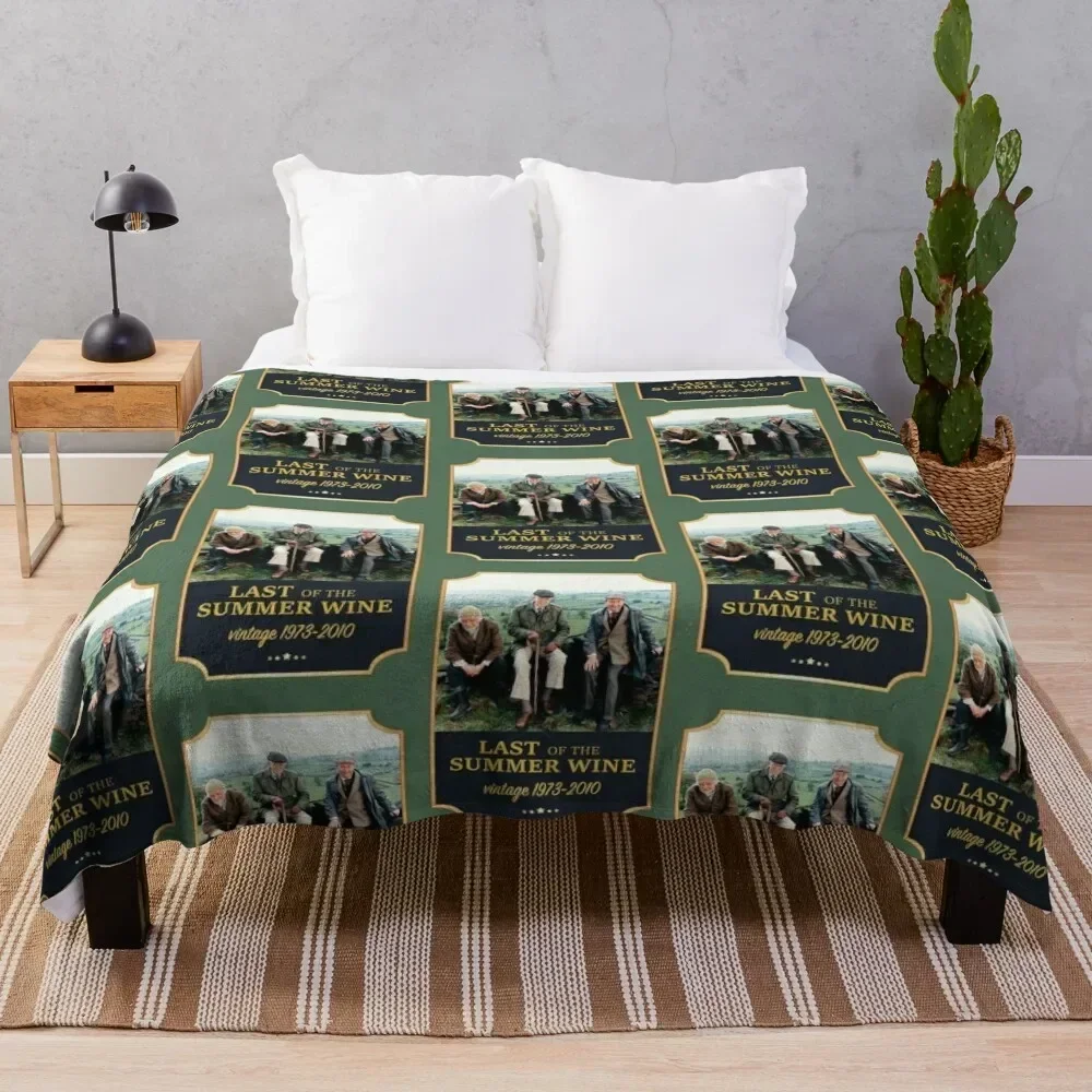 

Last of the summer wine Throw Blanket Cozy Warm Blanket for Bed Room Decor