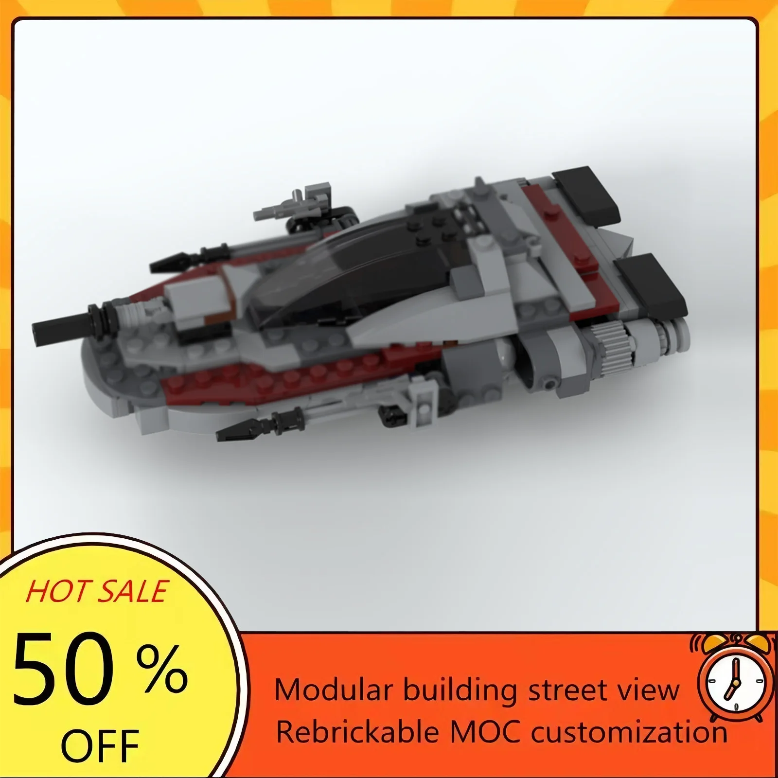 

Набор для сборки космического корабля из 270 деталей, популярная модель из фильма «Звездные войны», модульные строительные блоки, технологичный подарок, игрушка для детей на праздники