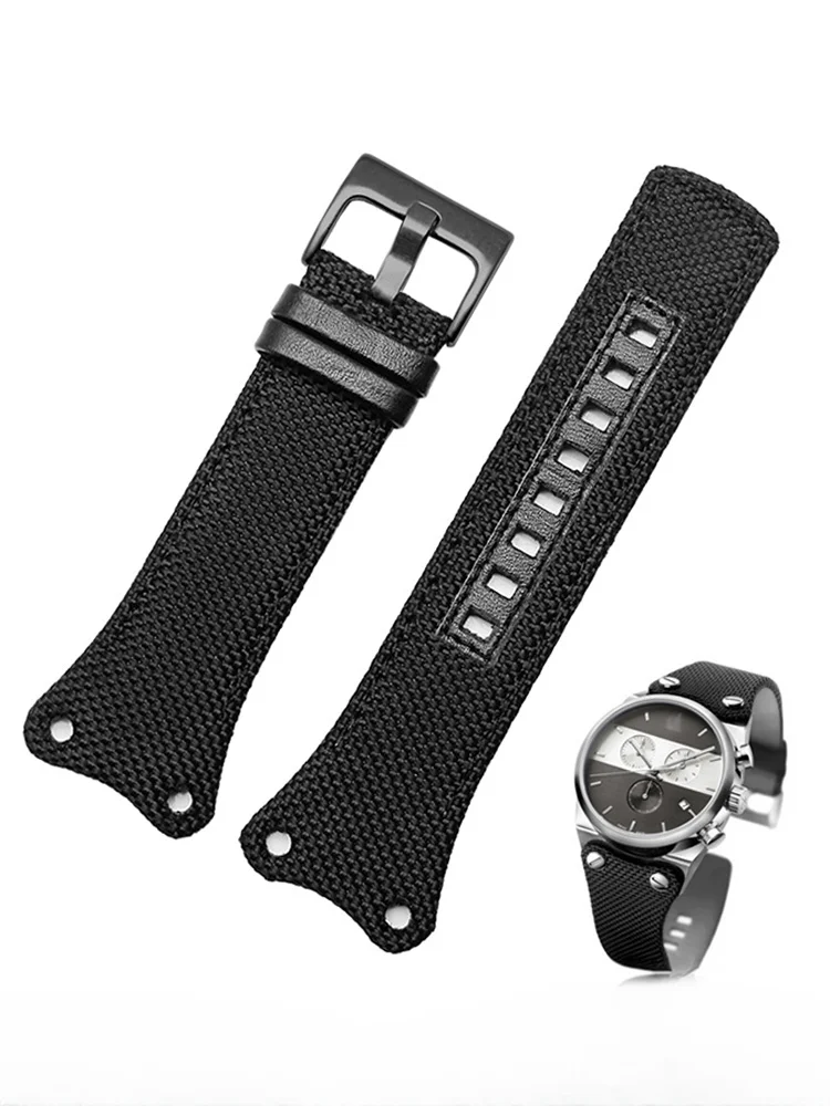 For CK Watch Strap EAGER Series K4B384B3 K4B371B6 K4B371B3 Soft and Sweatproof Sport Nylon Watchbands 30mm