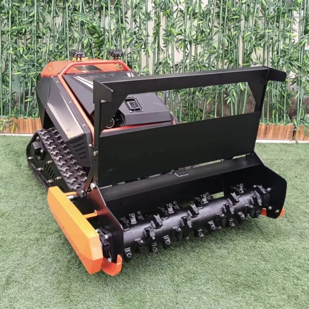

Vigorun Tech 1000mm Cutting Width Tool Transporter Remote Control Forest Mulcher With Loncin 4-Stroke Engine