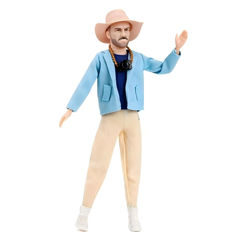Muñeco masculino de 11,5 pulgadas con 22 articulaciones móviles, muñeco de moda para fotógrafo, jefe, CEO, juguete para niños, juego DIY, regalo de cumpleaños para niñas