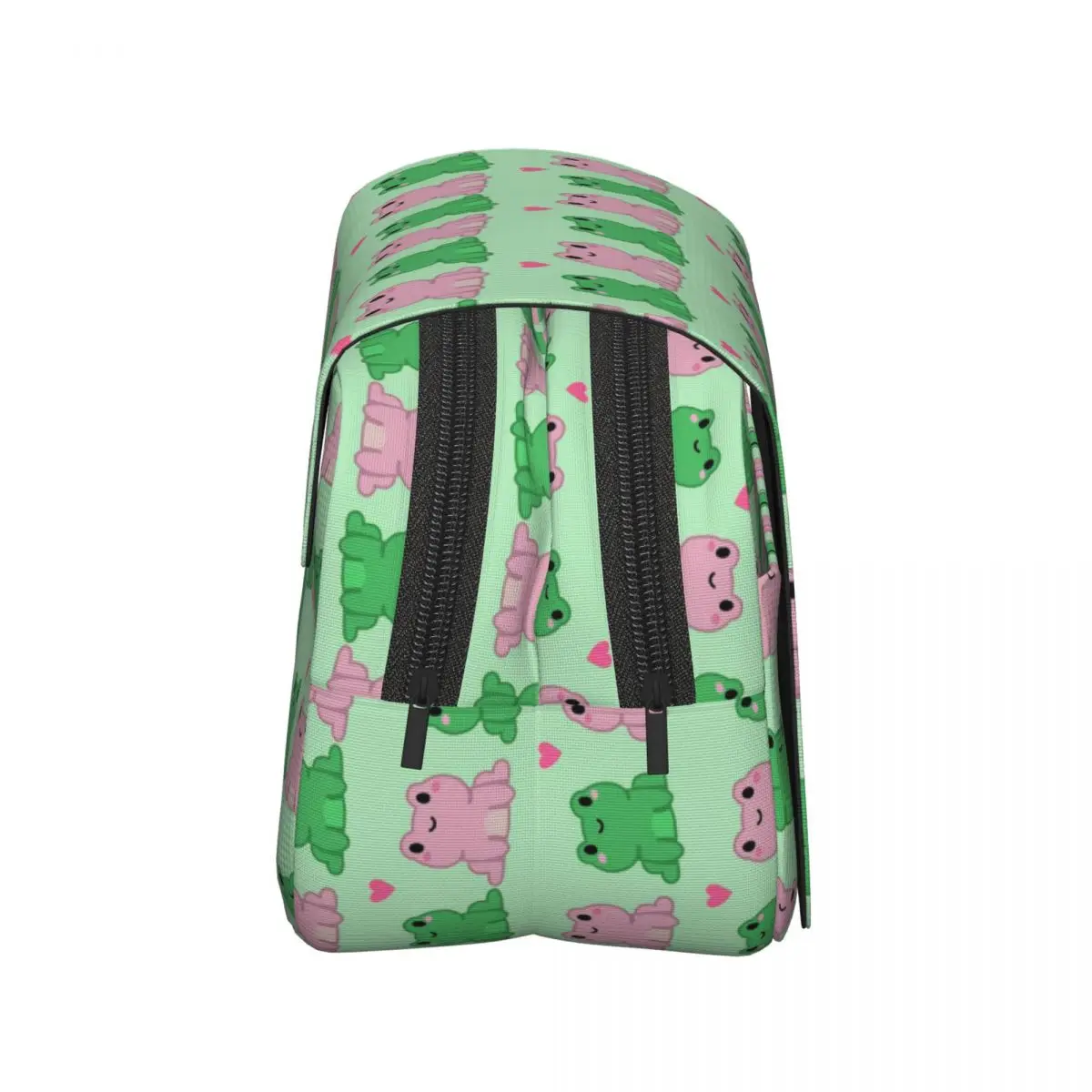 Two Frog Love Heart Cartoon Pencil Case Pen Holder Hard Shell Leather Big Capacity Pen Box Pencil Bag for Kids Gifts