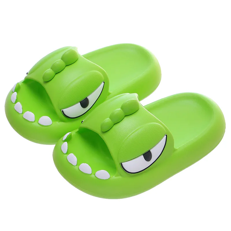 Dinosaur Children\'s Slippers Boys and Girls Baby Summer Home Indoor Bath Non-Slip Deodorant Slip-on Slippers