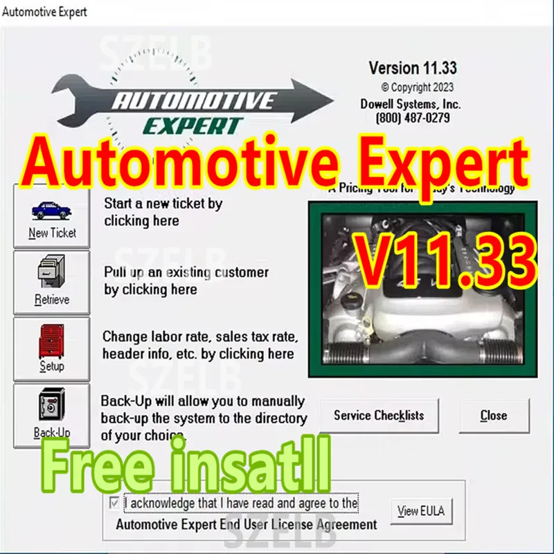 Newest V11.33 Automotive Expert 2023 Management Software+ TIME Unexpire Patch with Crack for Unlimited Install Free Help Install
