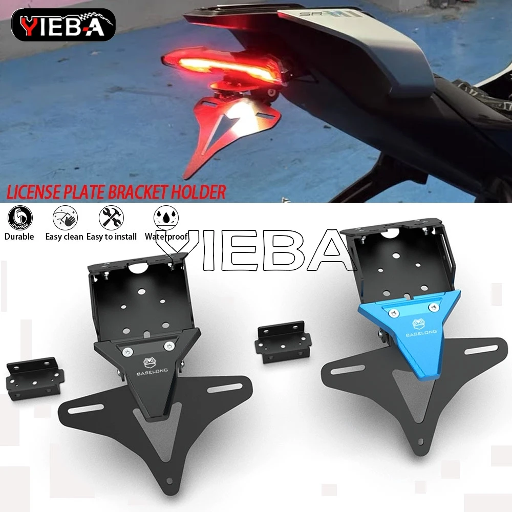 

FOR CFMOTO CF MOTO 675SR 2024 2025 675 SR-R 2026 Motorcycle Rear License Plate Holder Bracket Tail Tidy Fender Eliminator Kits