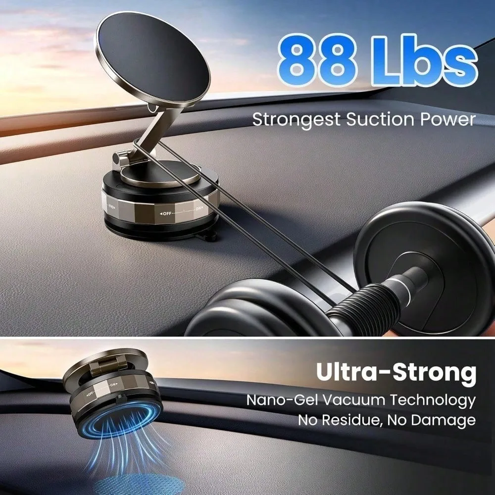 

Многофункциональный автомобильный держатель для мобильного телефона, антивибрационный кронштейн для центральной консоли, магнитный вакуумный держатель, универсальный вращающийся кронштейн.