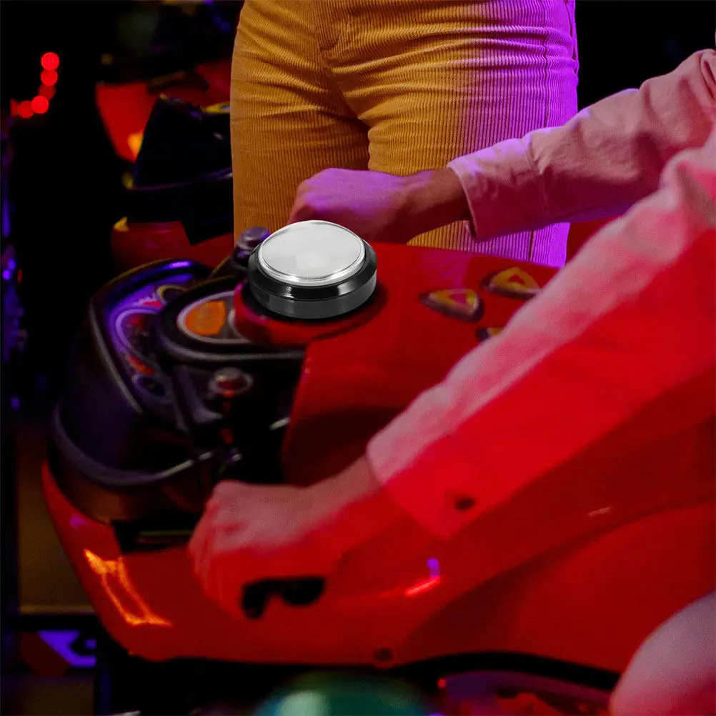 

2pcs Large Illuminated Button Switch For Game Show Buzzers Classroom Answer Quizzes Light Up Push Button Party Supplies