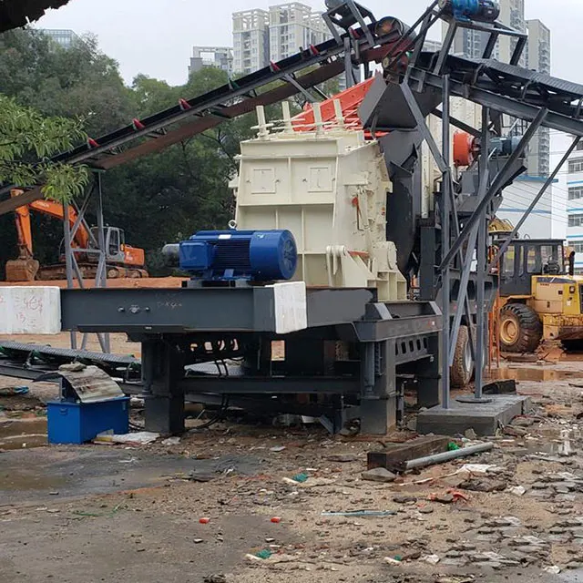 Hard Stone Mobile Impact Crusher Competitive Price Energy Saving Wheeled Mobile Impact Crusher Price List