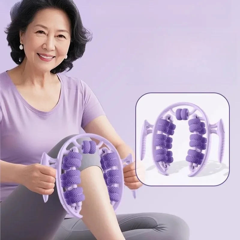 Senior Leg Massager with  Rollers - Calf Pain Relief, Muscle Relaxation, Improved Circulation, Foot Therapy Device