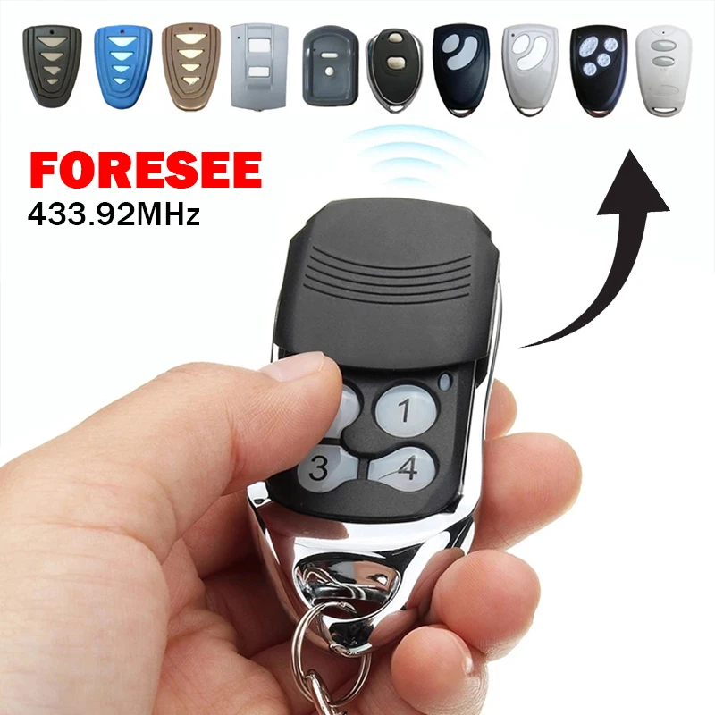 

For FORESEE FR36 FR36A FR36B FR38 FR42 FR46 FR1 FR4 FR11 FR30 FR32 433.92MHz Rolling Code Electric Garage Door Remote Control