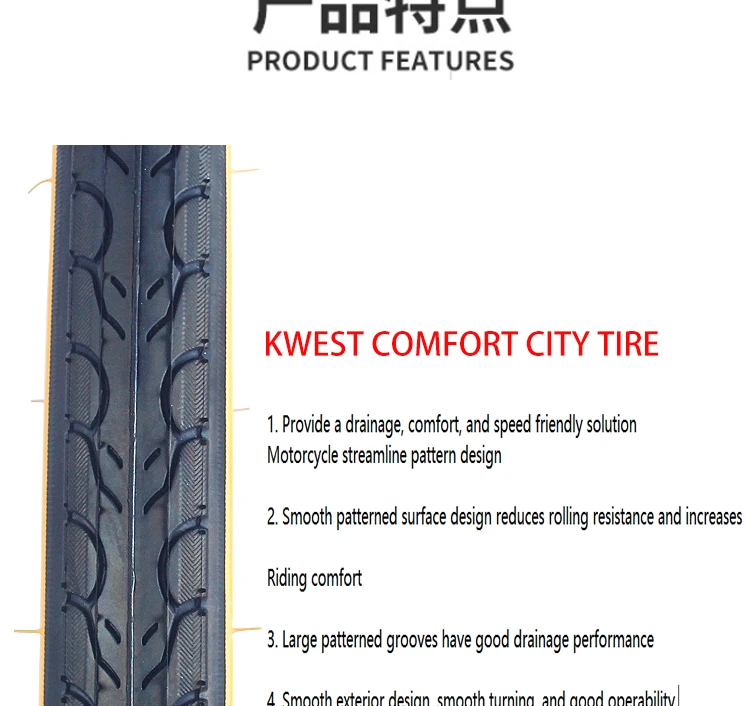 Kenda 700C Bicycle Tire 700x23C 25C 28C 32C 35C K191 K193 Ultralight Yellow Side Tyre Pneu Bicicleta Road Bike Tires