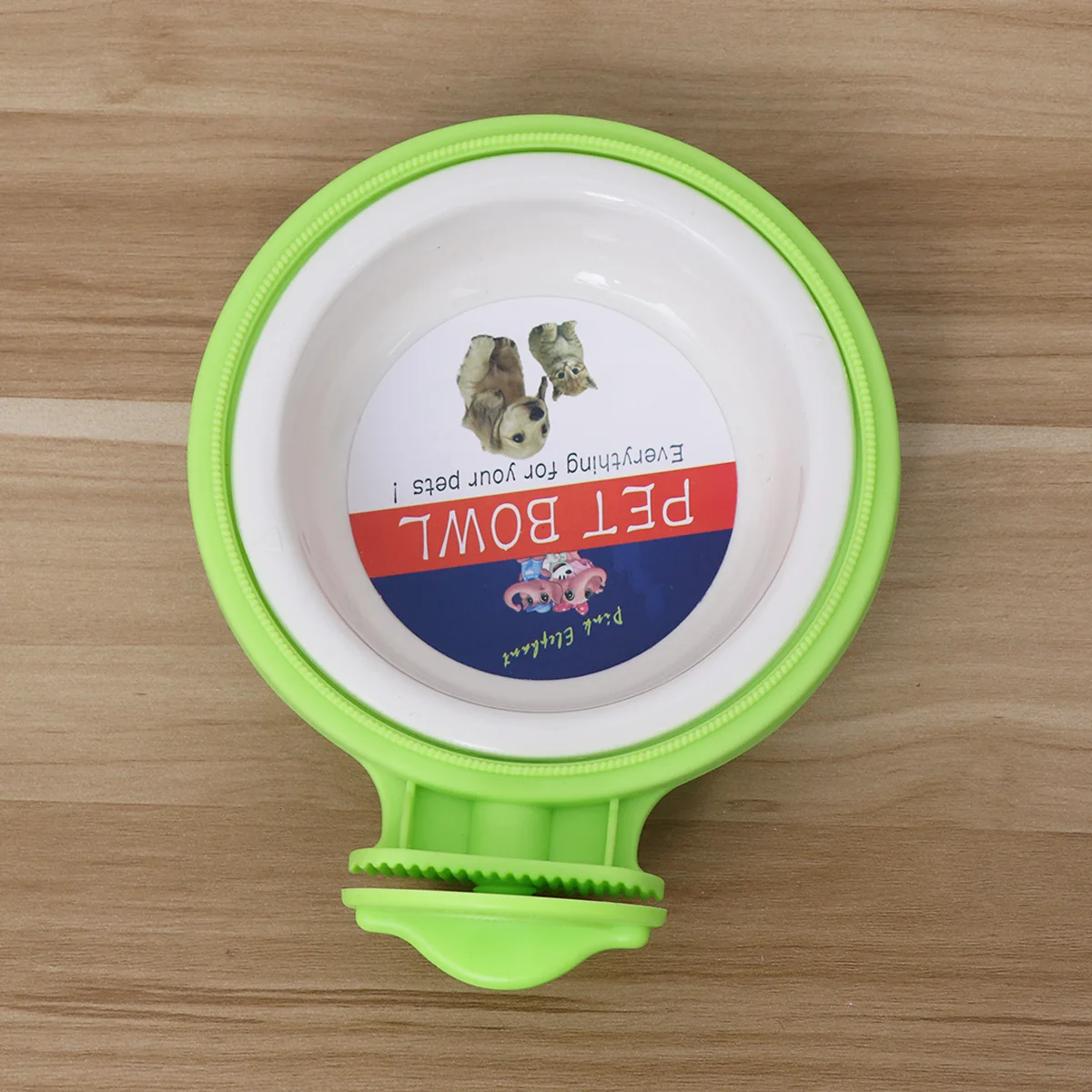 

Hanging Pet Bowl Elevated Feeder Food Water Dog Cat Bowls for Kennel Small Dogs Pink