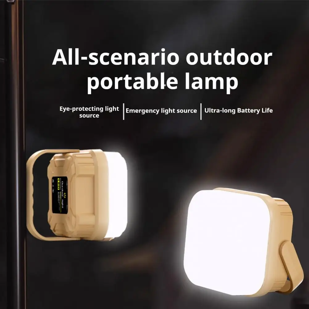 

Camping Light with Hook Bright Solar Usb Rechargeable Camping Lantern with 3 Modes Waterproof Hiking Tent Light for Outdoor