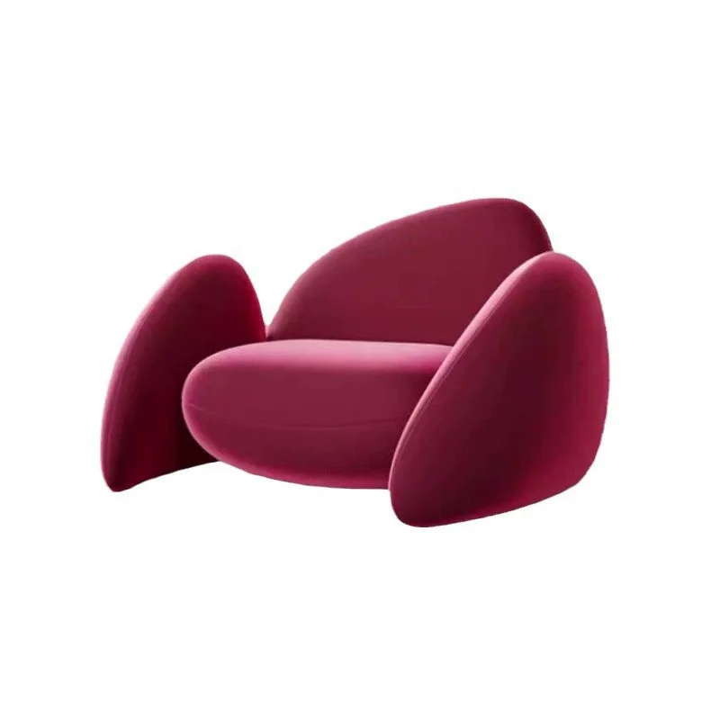 

Italian minimalist special-shaped sofa creative modeling furniture small apartment living room hotel module sofa