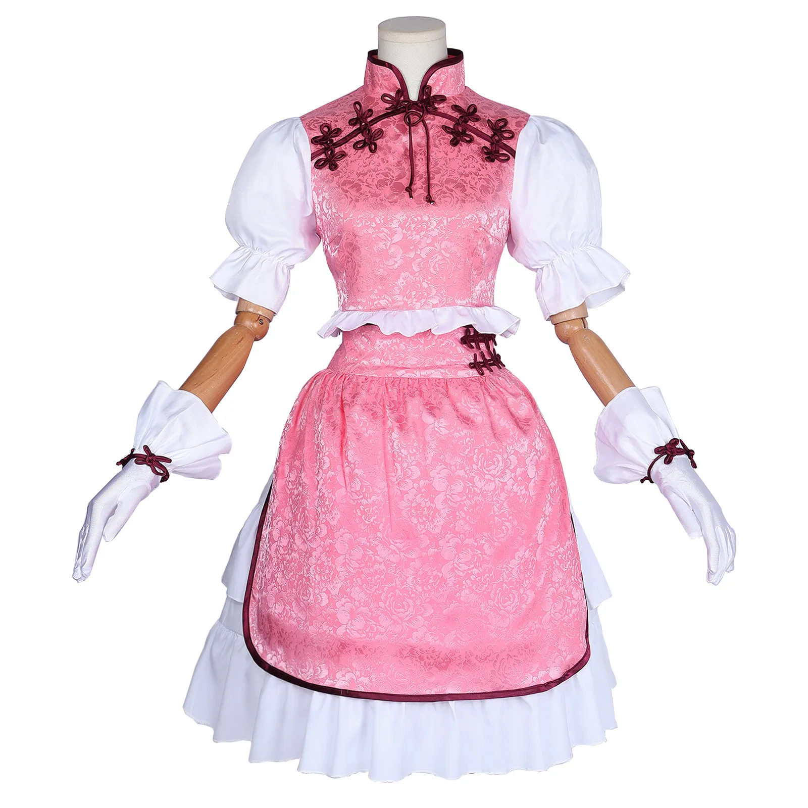 

Magical Girl Homura Cosplay Costume, Embroidered Coat Style, Cosplay Anime Costume, Cheongsam, Lolita, Homura