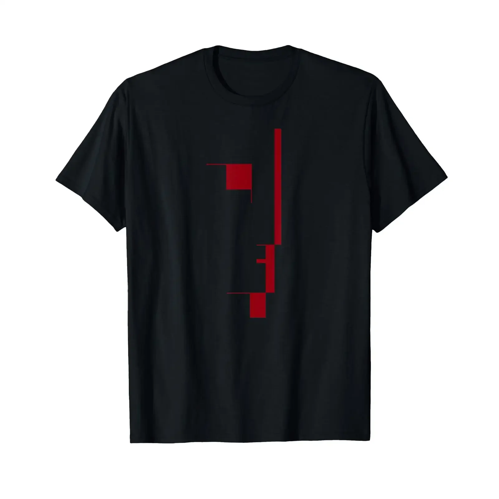 Bauhaus Profile T Shirt black vintage Washed streetwear fashion Soft Slightly Stylish graphic Breathable Comfortable Versatile