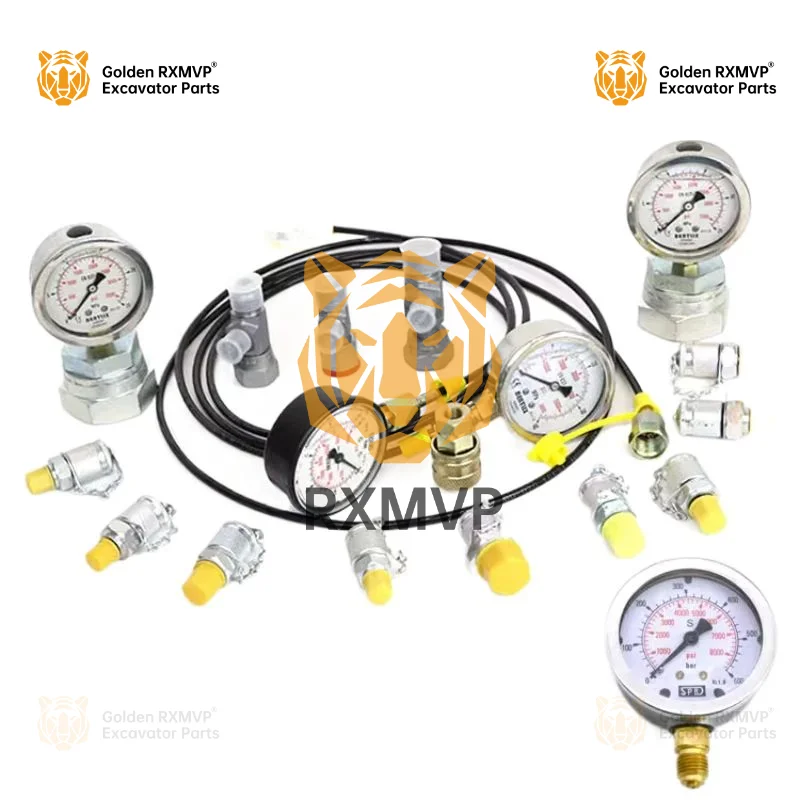 For Pressure Measurement High Precision Hydraulic Pressure Measuring Box Pilot Pump Instrument Hydraulic Oil Pressure Gauge