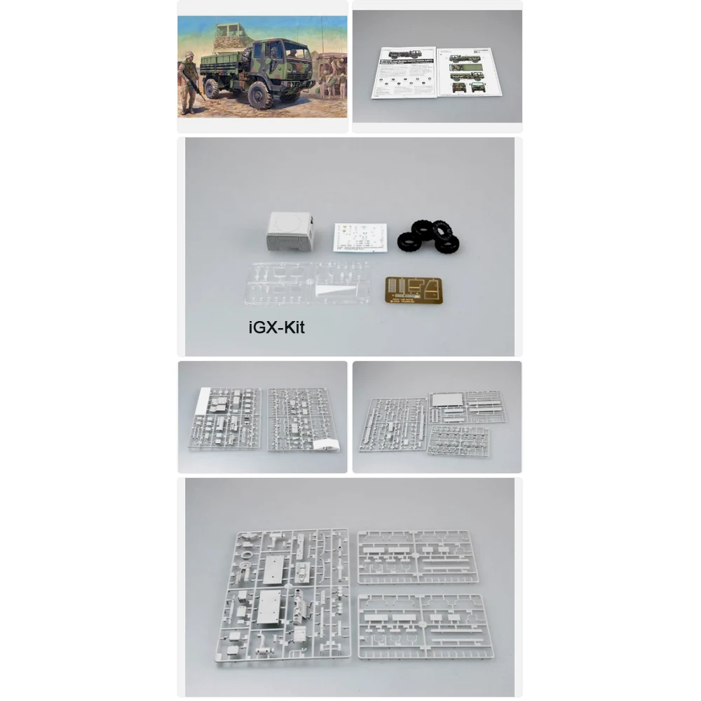 

Trumpeter 01004 1/35 Scale US M1078 LMTV Standard Cargo Truck 2.5T Military Car Gift Toy Plastic Assembly Building Model Kit