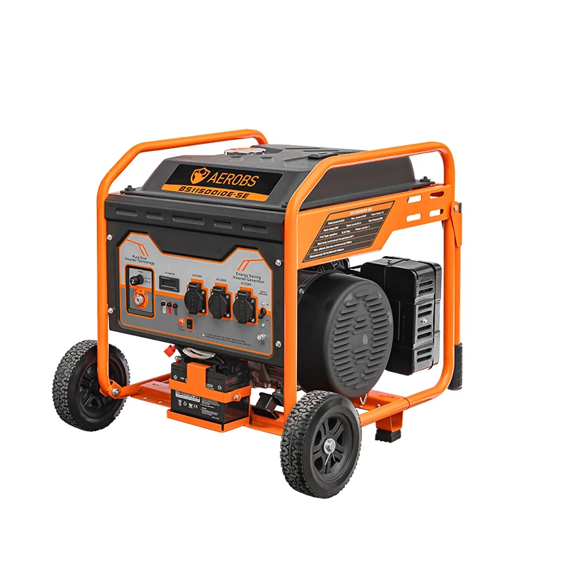 9.5KW Inverter Petrol Generator Dual Start 4-Stroke Electric Quiet Portable for Home/Jobsite 50Hz