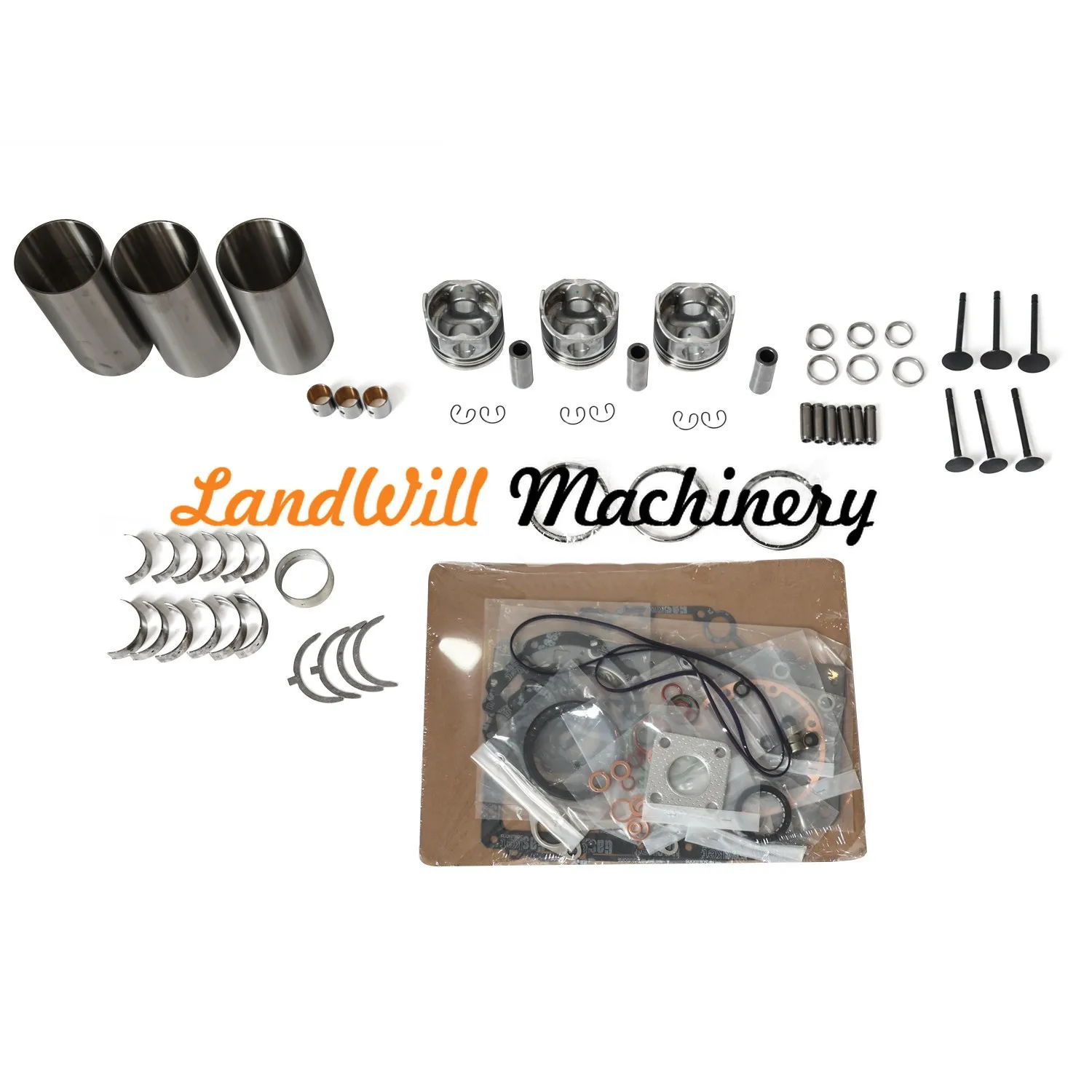 Overhaul Rebuild Kit Fits For Bobcat Skid Steer Loader 553 W/ Kubota D1105