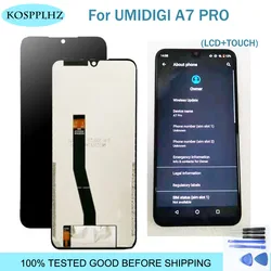 Original LCD Display + Touch Screen Digitizer Assembly For Umidigi A7 PRO Replacement For A7PRO 6.3'' Android 10 A7Pro