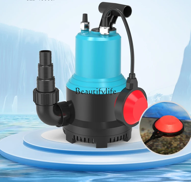 Vertical Frequency Conversion Bottom Suction Submersible Pump Rockery Fountain Drainage Pump Circulation Large Flow