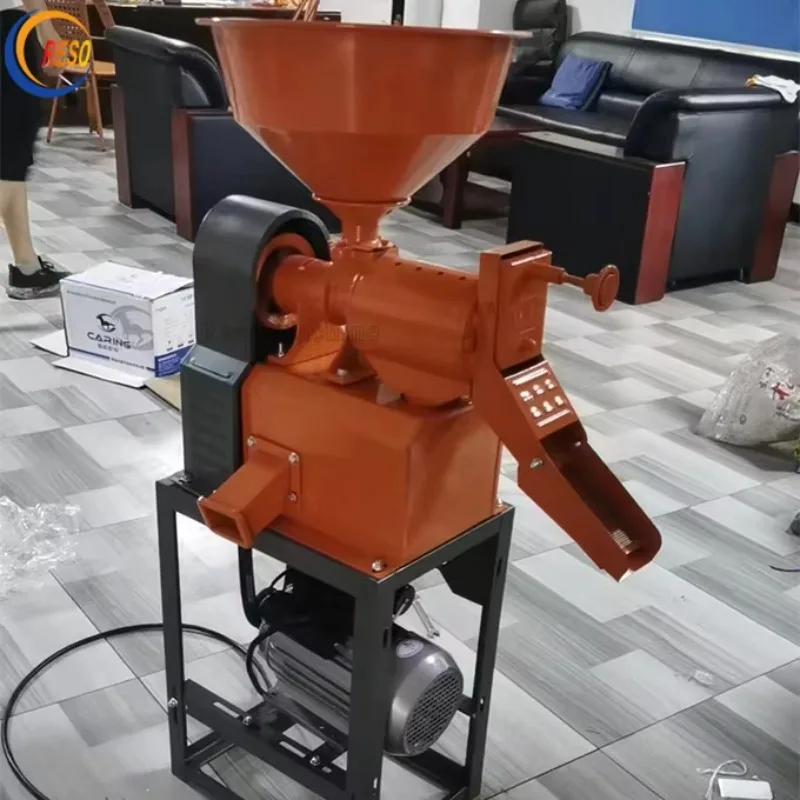 Rice Husk Millet Peeling Coffee Huller Dry Coffee Bean Hulling Machine
