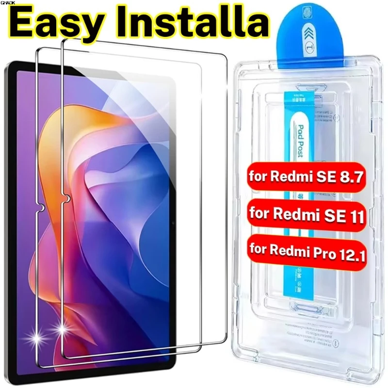 

For Redmi Pad Pro 12.1inch SE 8.7inch 11inch Tempered Glass Screen Protector Easy To Install for Redmi Pad Protective Accessorie