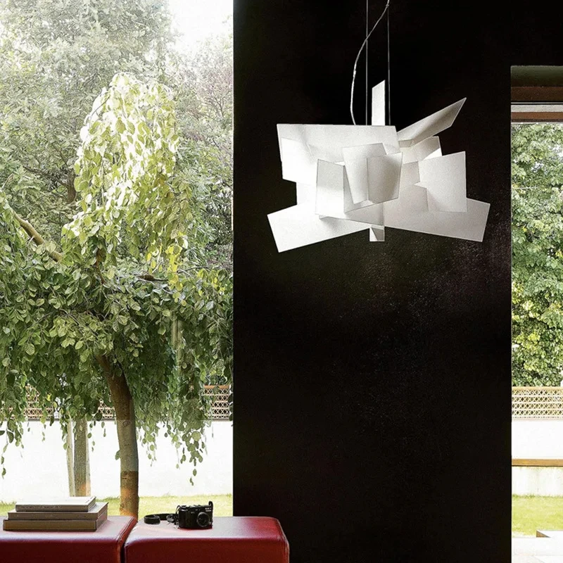 Imagem -03 - Foscarini-white Grande Bang Acrílico Pendurado Lâmpada Luminária Led Criativa Nordic Fixture Sala de Jantar Decoração de Casa Cx193dp