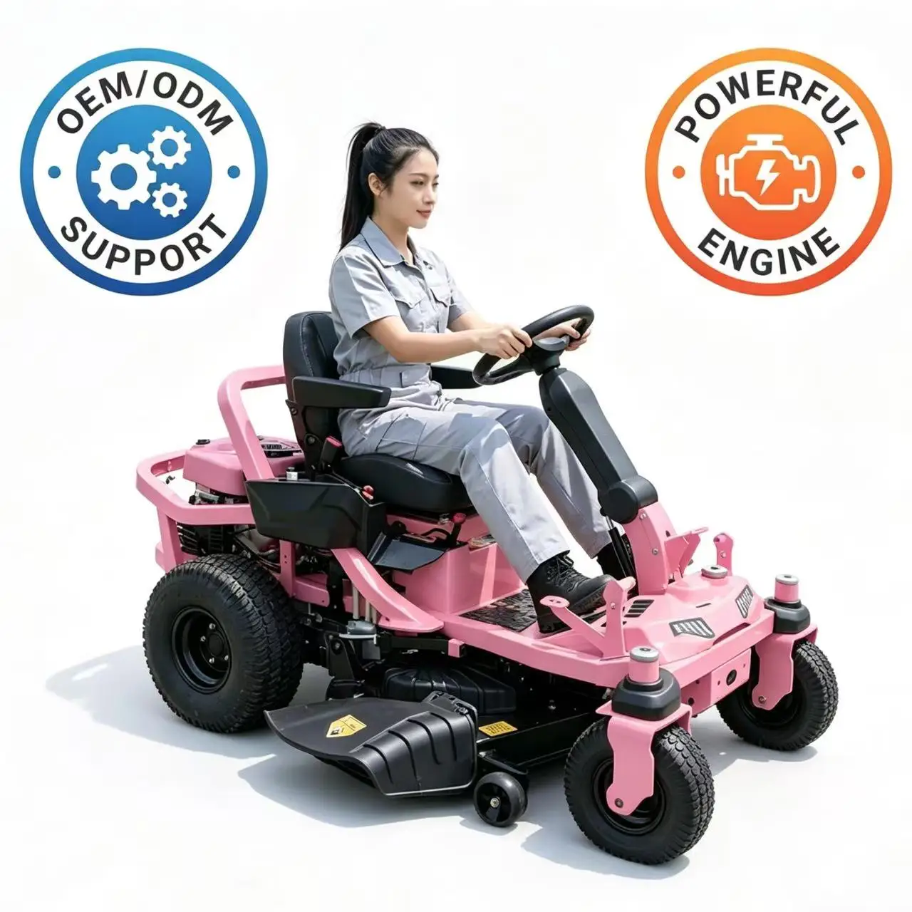 Safe riding lawn mower cart zero turn lawn mower riding garden riding lawn mower tractor