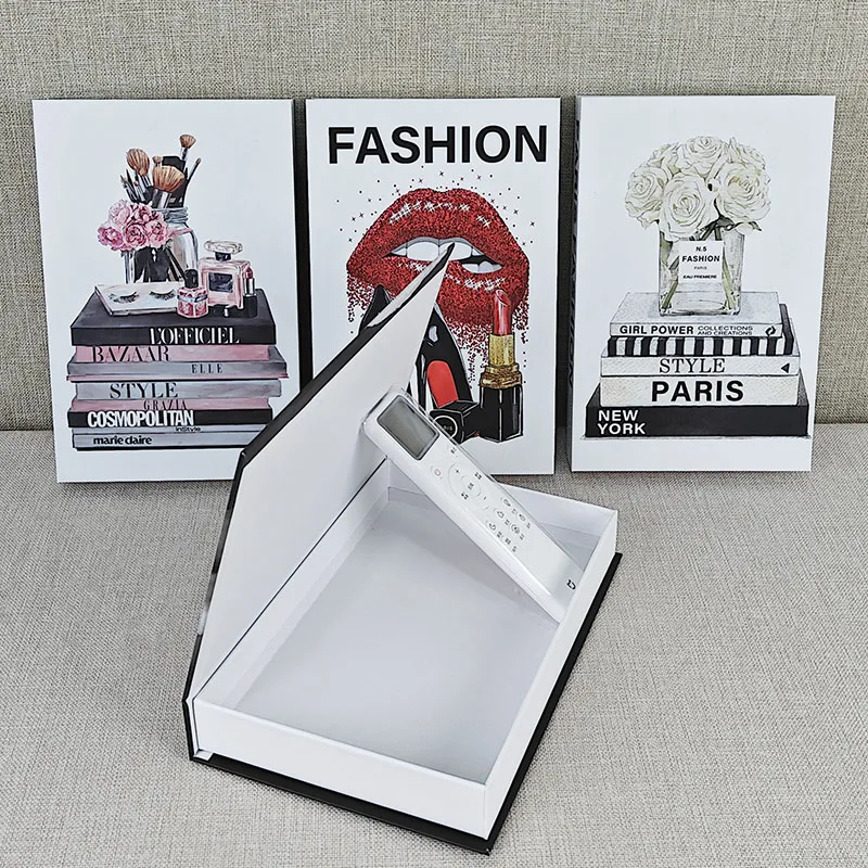 Fashion Luxury Brand Fake Books Decoration Simulation Book Storage Box Coffee Table Villa Hotel Home Decorative Shooting Props