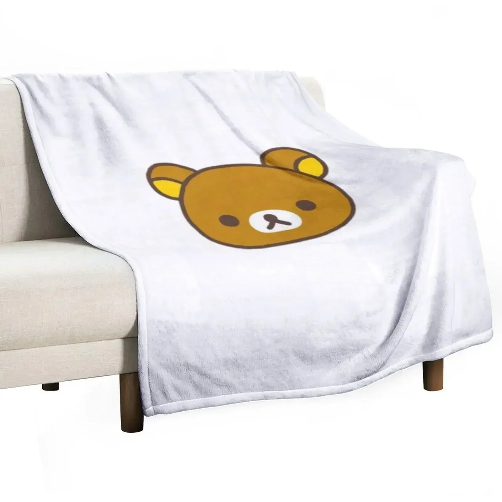 

Rilakkuma Bear Throw Blanket Thin Loose Blankets