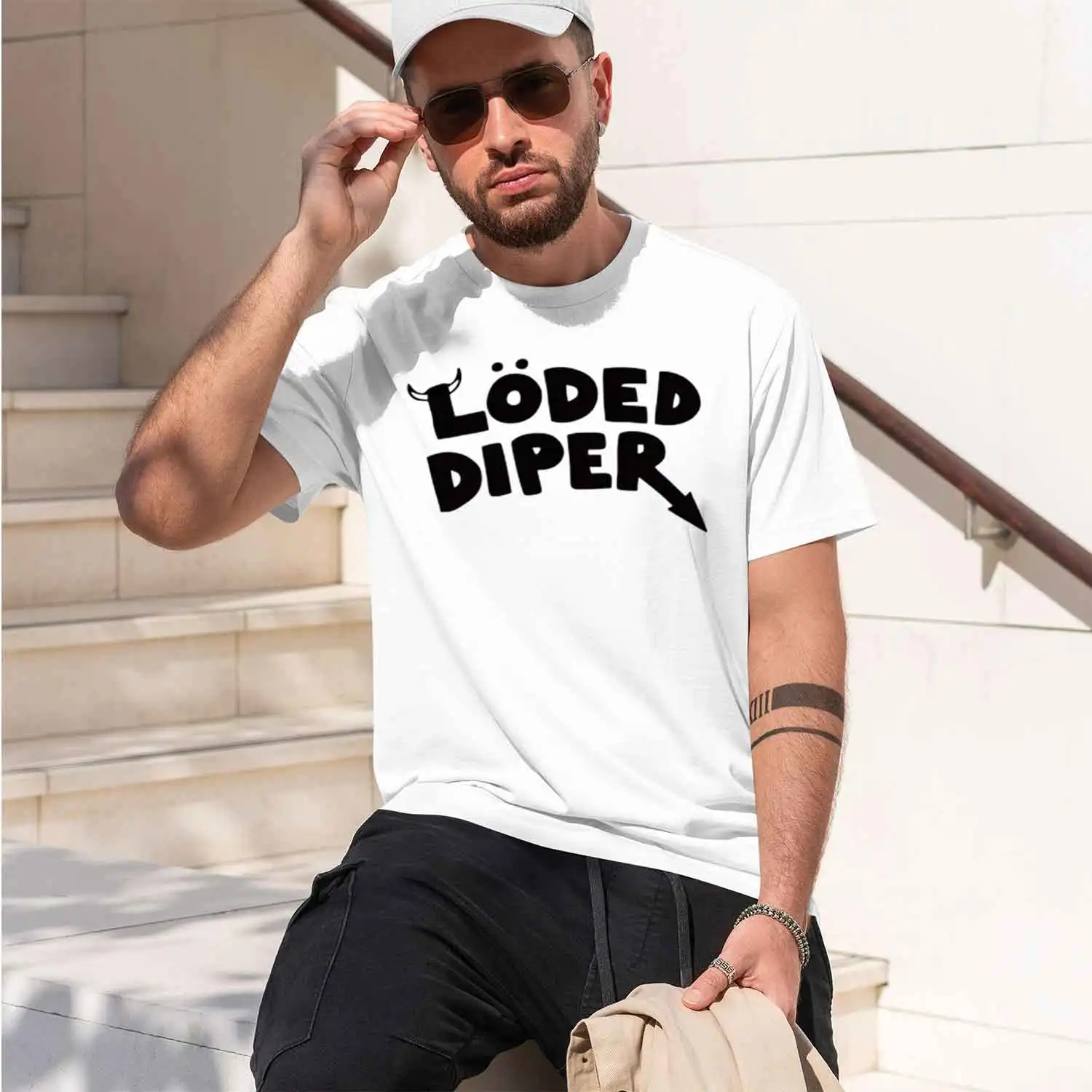 Funny Clothes LODED DIPER DIARY OF A WIMP KID Printed T-shirt Men Women Summer Comfortable Unisex Street Fashion 2026 New Model