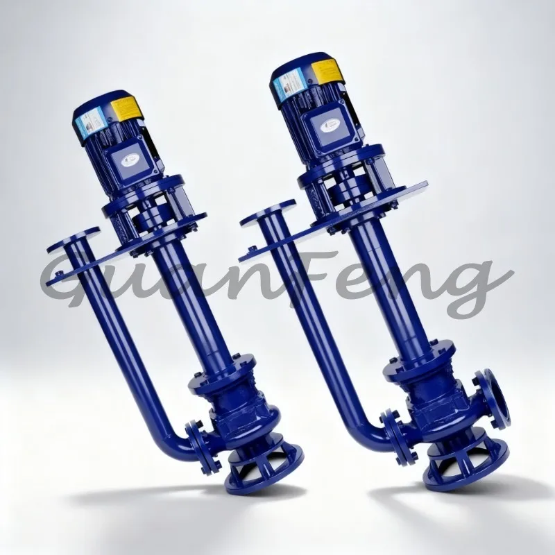 Explosion-Proof Corrosion Resistant Stainless Steel Submersible Sewage Pump, Vertical Long Shaft Liquid Pump