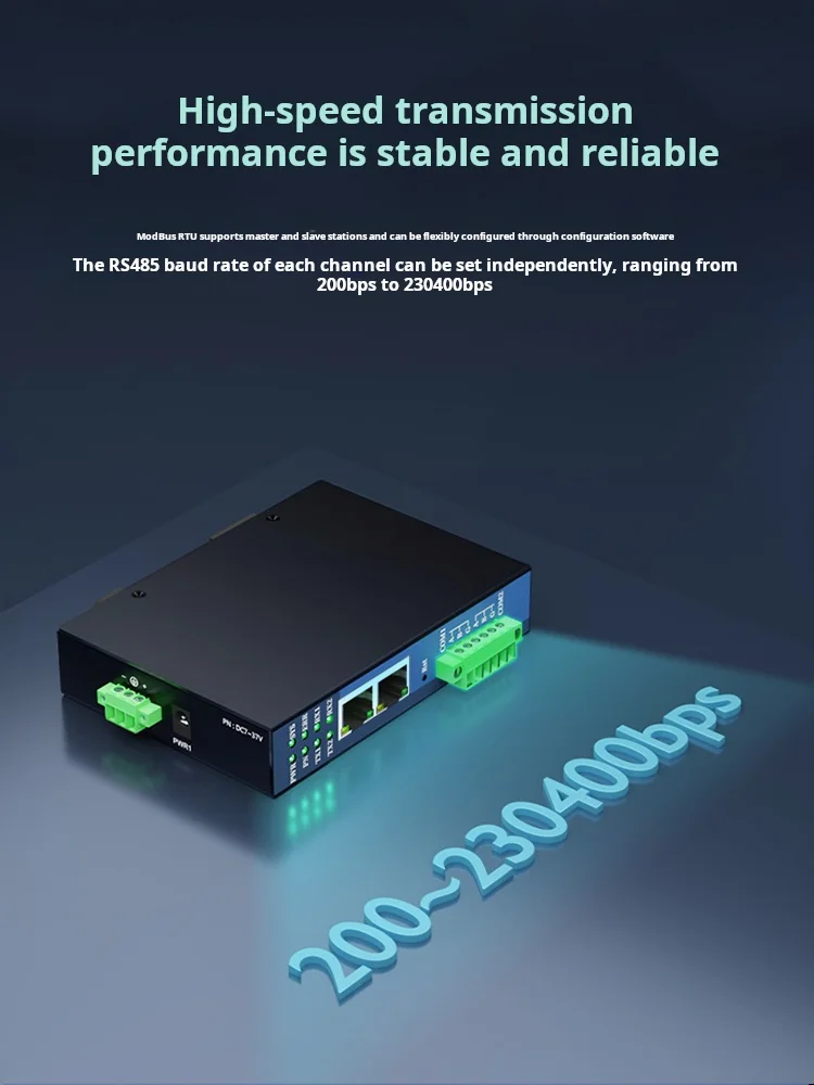 HIWOOYA WTU-PNMD02: Modbus RTU 485/TCP إلى PROFINET Gateway، اكتساب مزامنة 10-Ch