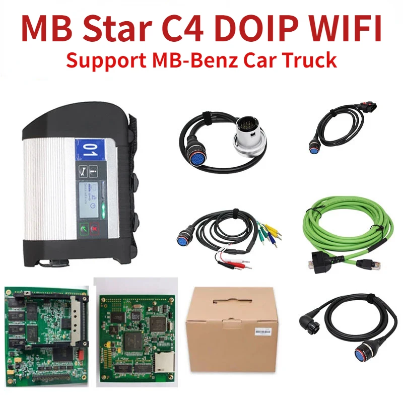 MB STAR C4 sd Connect With Original Relay PCB Main Unit Board Connect With WIFI&DOIP For Mercedes-Benz Car Truck Diagnostic Tool