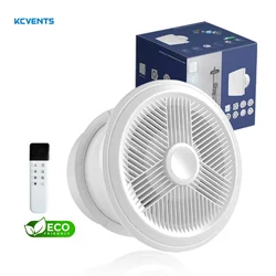 Eco Friendly Two Way Banheiro Exaustor, ventilador de ventilação com controle remoto para janela, montagem na parede, casa