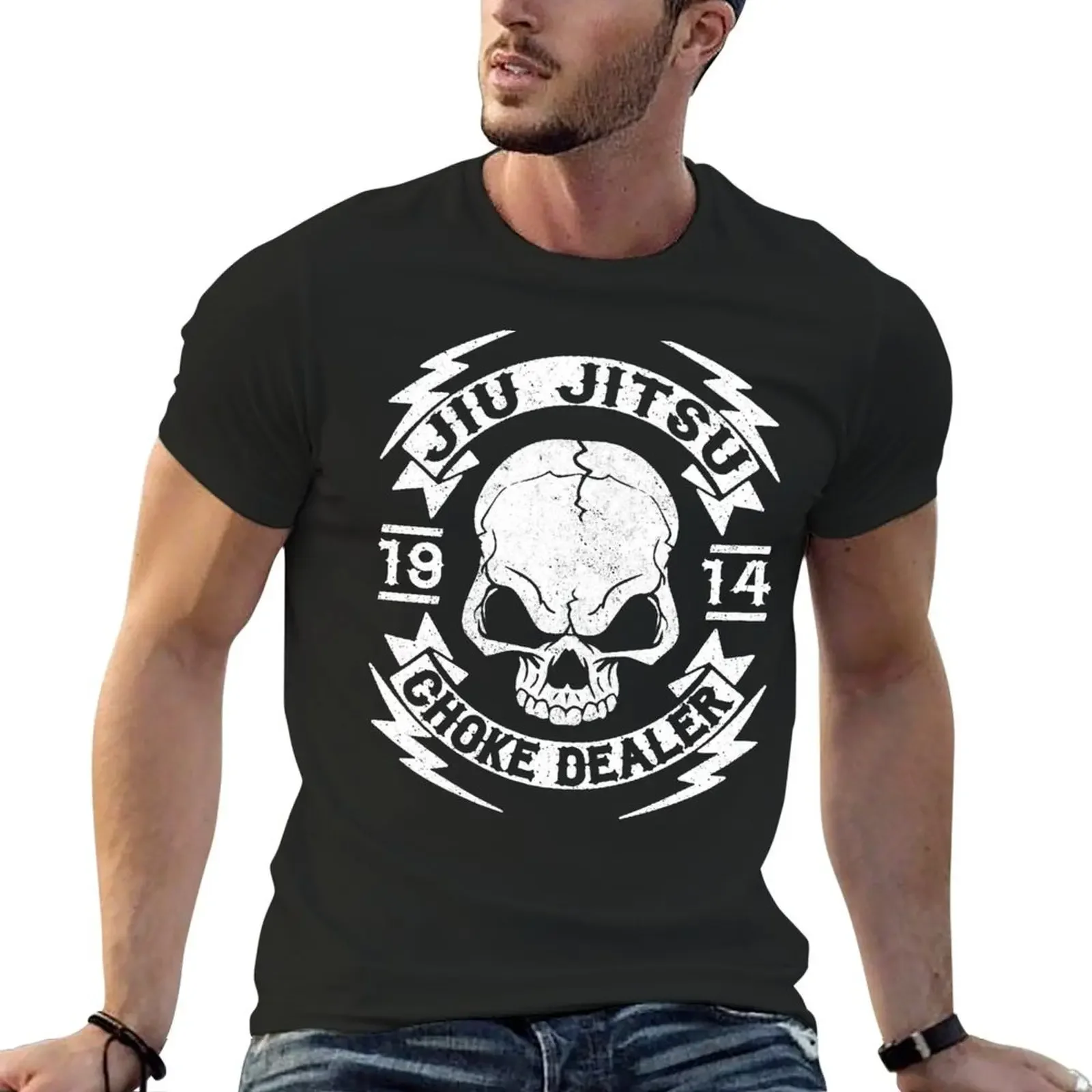 JIU JITSU T SHIRT, CHOKE DEALER, BJJ SHIRT, MMA TSHIRT T-Shirt blue archive oversizeds vintage t shirts anime cotton t shirt men