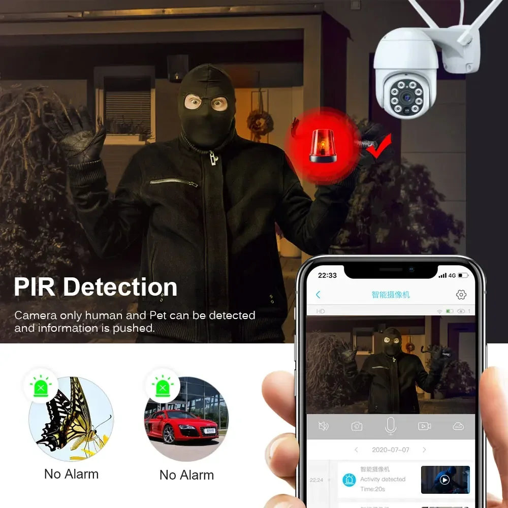 Tuya 5MP Solar Battery Wireless PTZ Security Camera Outdoor Auto Tracking Wifi CCTV Surveillance Camera 2 Way Audio Smart Life