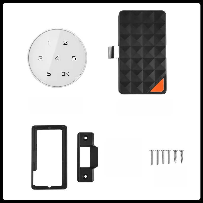 Waterproof Electronic Lock for Cabinet Drawer Sauna Gym IP65 Dustproof Smart Code Lock ABS Black 9.62x5.4x2.1cm