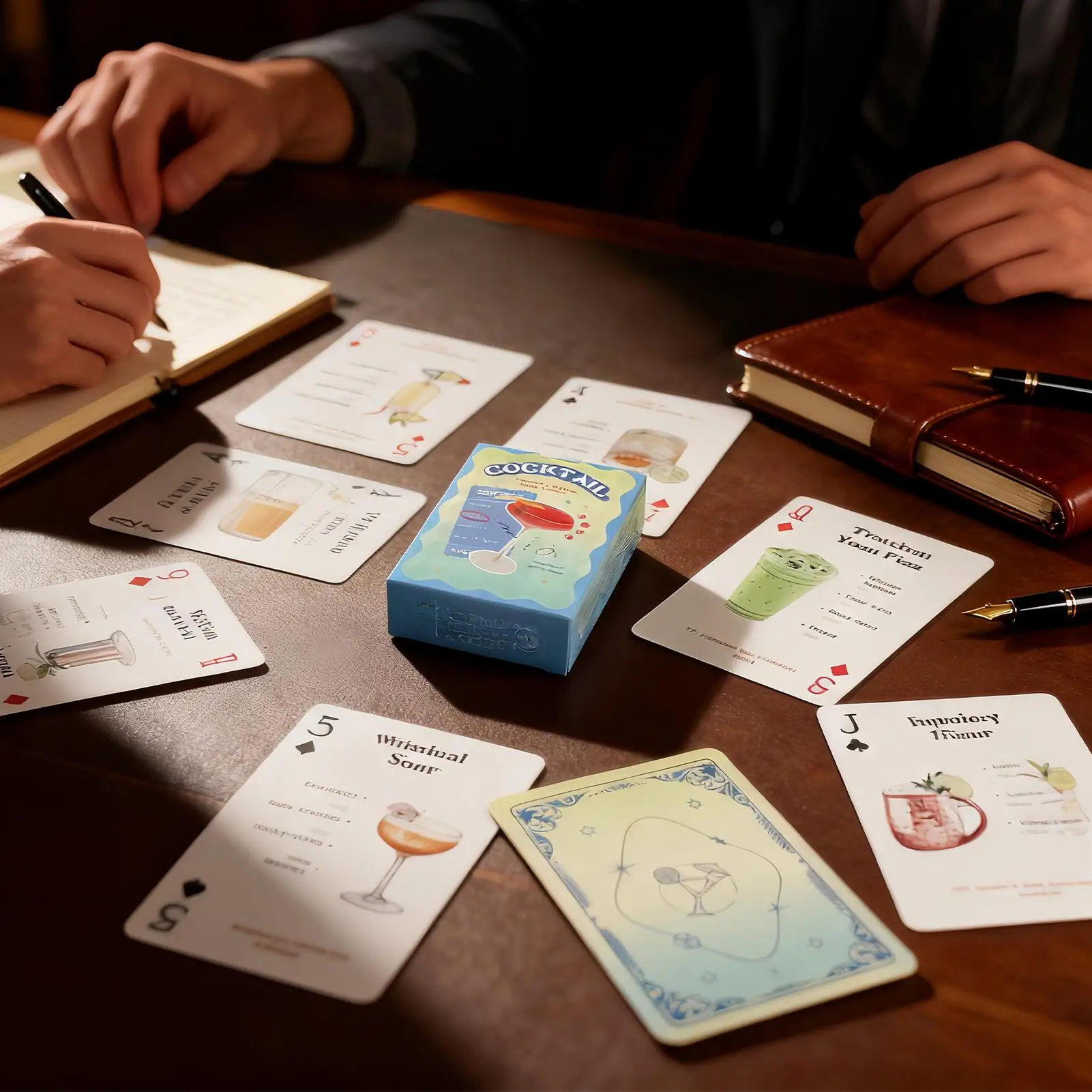 

Poker Cards Colorful Funny Drinks Board Games Adult Playing Cards for Holiday Festival Activities Night Birthdays Family