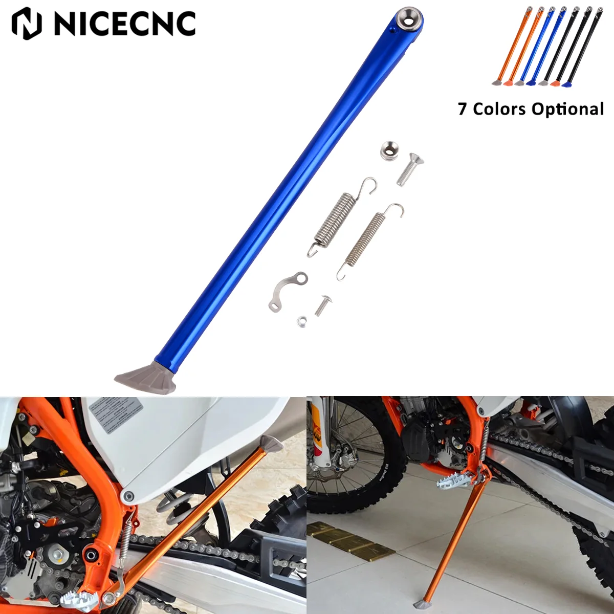 

NICECNC For 2014-2016 Husqvarna TE300 TE 300 250 125 FE 450 350 250 Husaberg TE FE 2009-2014 Motorcycle Kickstand Side Stand Kit