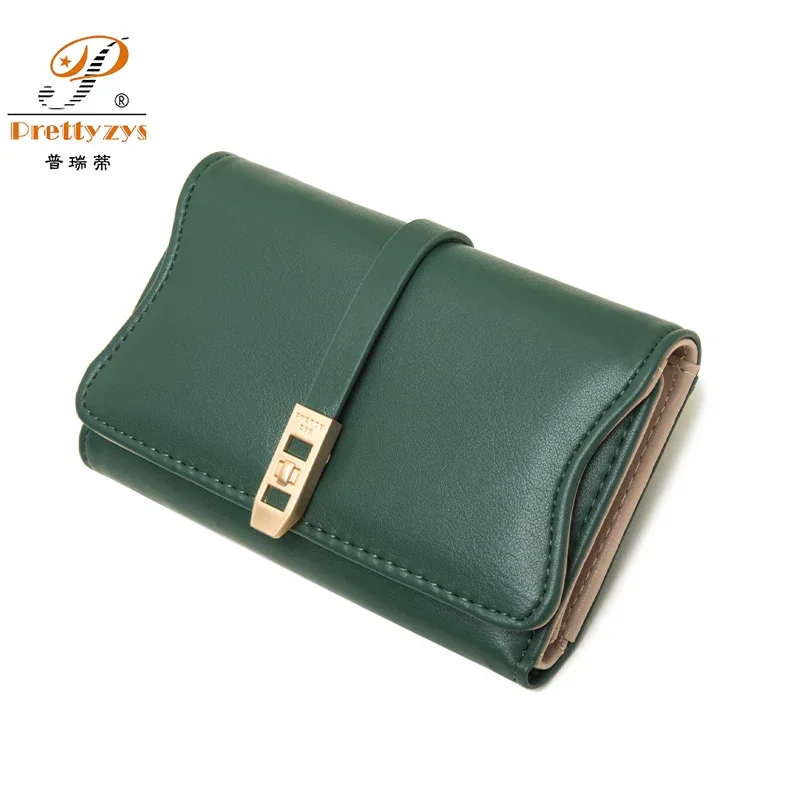 Women's Wallet Medium Design Three Fold Purse Female Card Holder Coin Purse High Quality Purses for Women