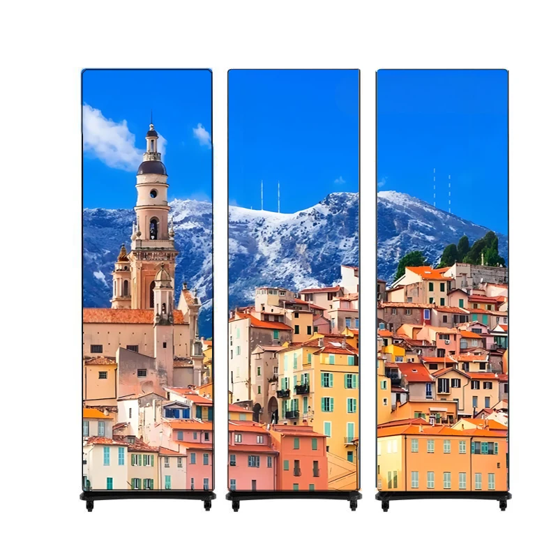 LEDWholesale Selling Shop Indoor Display Poster Screen Vertical Floor Indoor Advertising Display