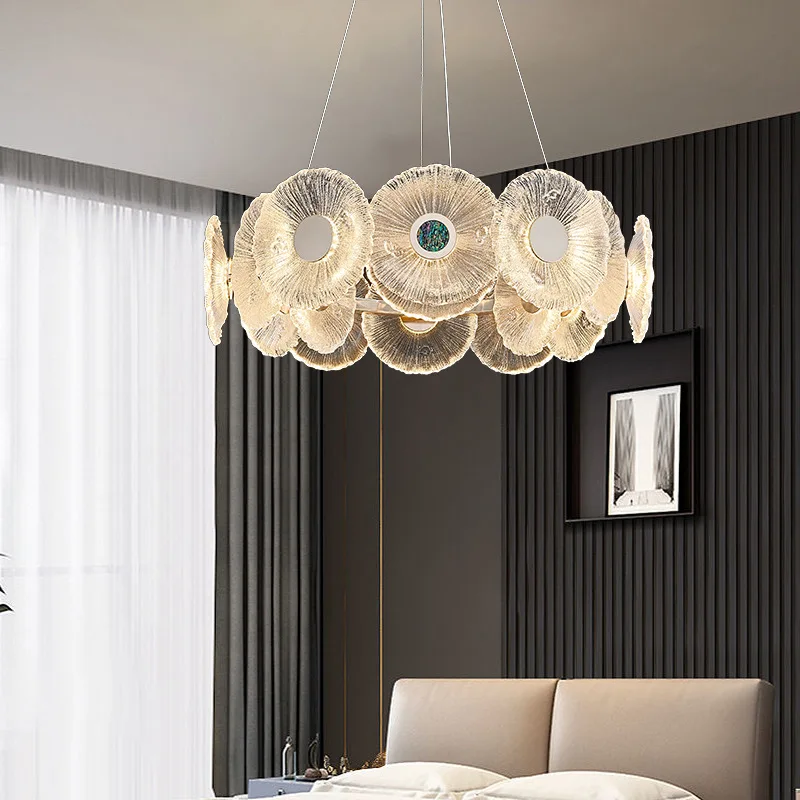 Imagem -03 - Teto Led Pendant Lights Suspensão Luminária Modern Chandelier For Living Room Decoração de Casa Luxo 2024