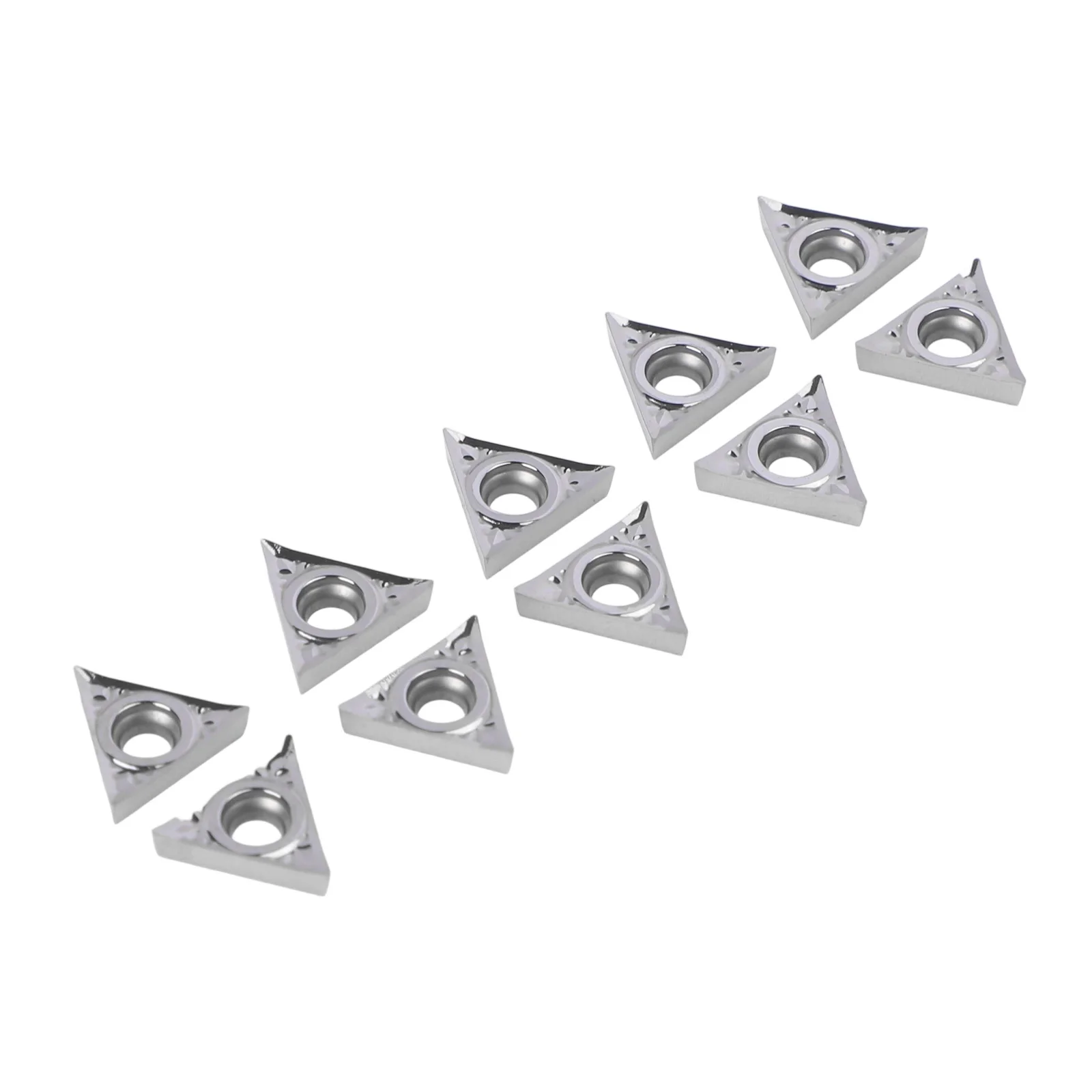 10PCS TCGT110202AK Carbide Turning Inserts for Aluminum High Performance Tooling for Intermittent Cutting Tasks