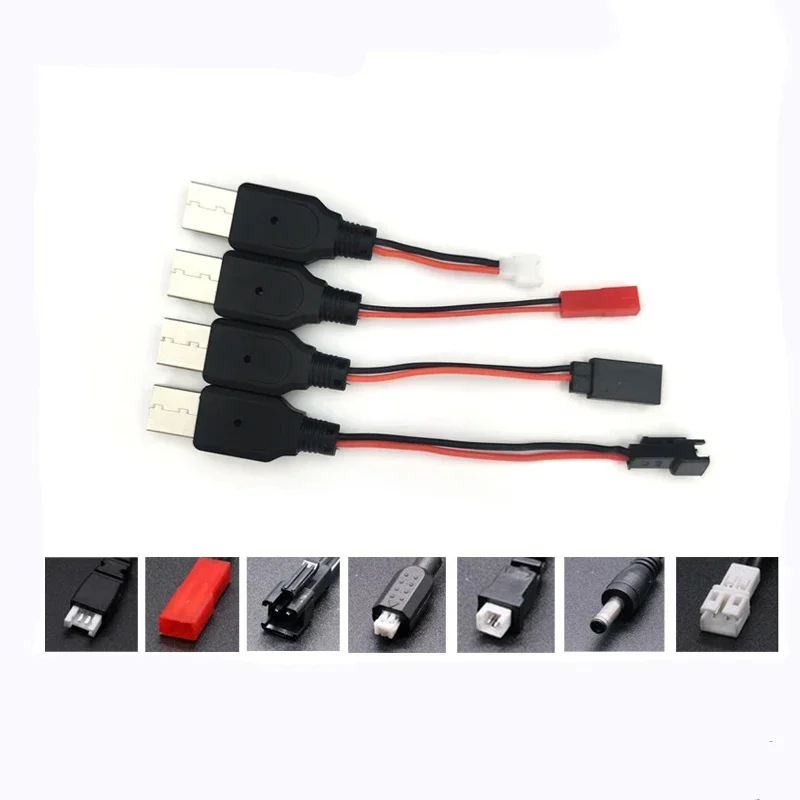 

3.7v Lithium Battery Charger Usb Charging Cable Air To Air Plug Small White Head Aircraft X320 Charger For 3rc Drone Quadcopter