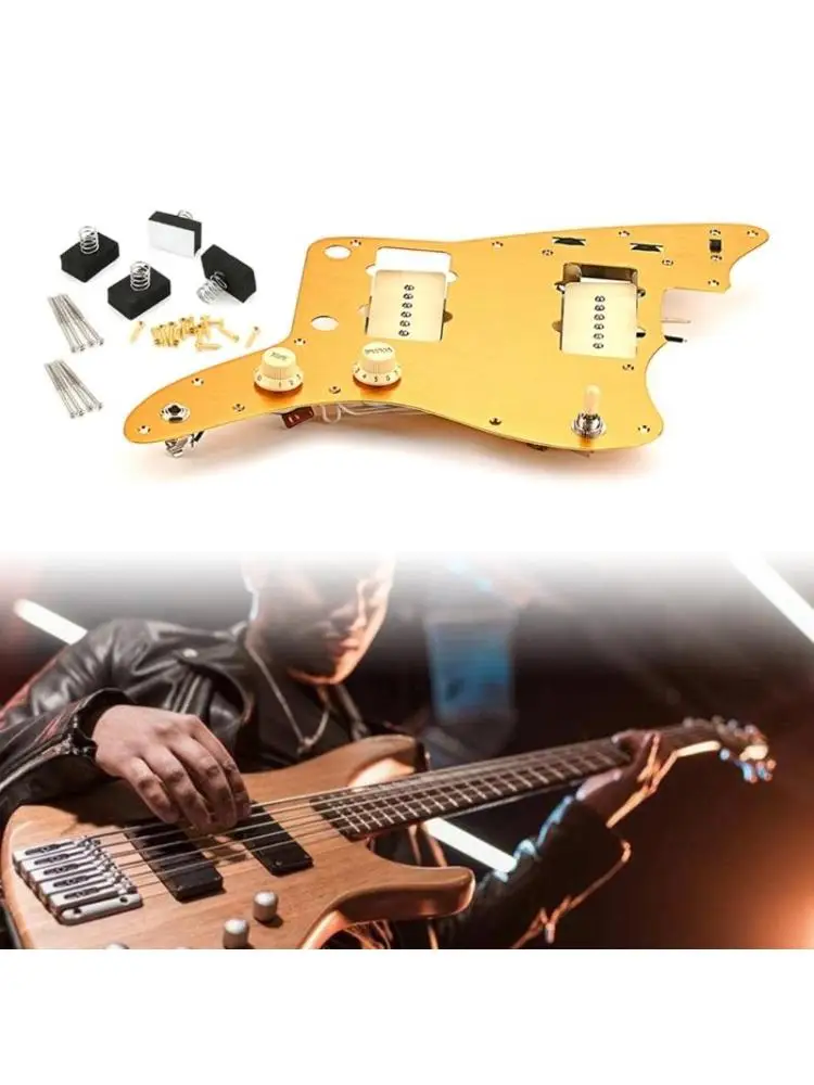 Voorbedrade 3-laags pickup elektrische gitaar onderdelen accessoires geladen humbuckers slagplaat pickups set met pickup cover kits - afbeelding 2