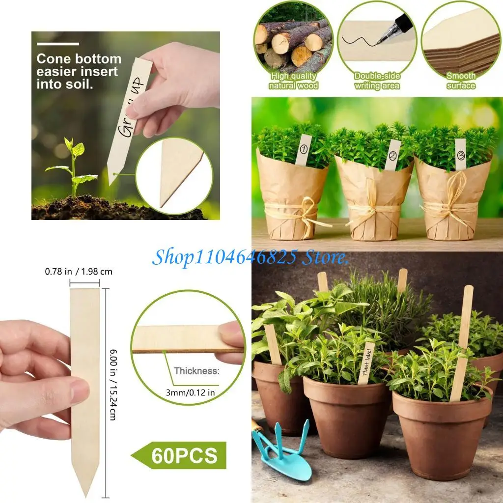 

100 шт. деревянный столб для двора для ограждения двора фермы для кола для поддержки растений