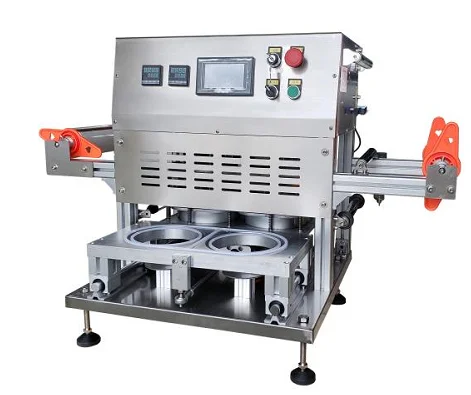 Manual Roll Film Heated Plastic Bottle Cup Sealer Machine Bubble Tea Machine Aluminum Foil Sealing Machines for Packaging Food